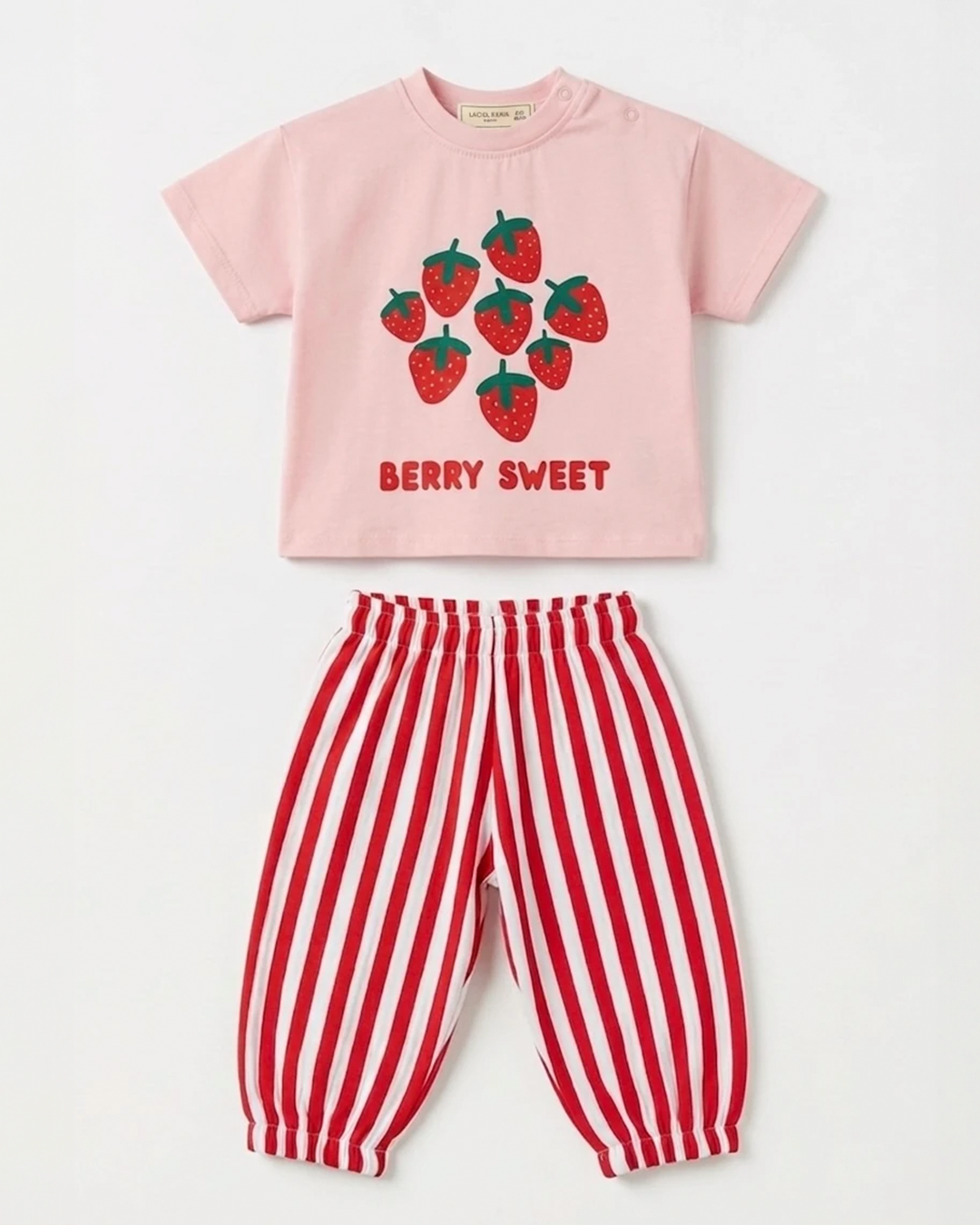 Памучен комплект с ягодки „Sweet Strawberry“